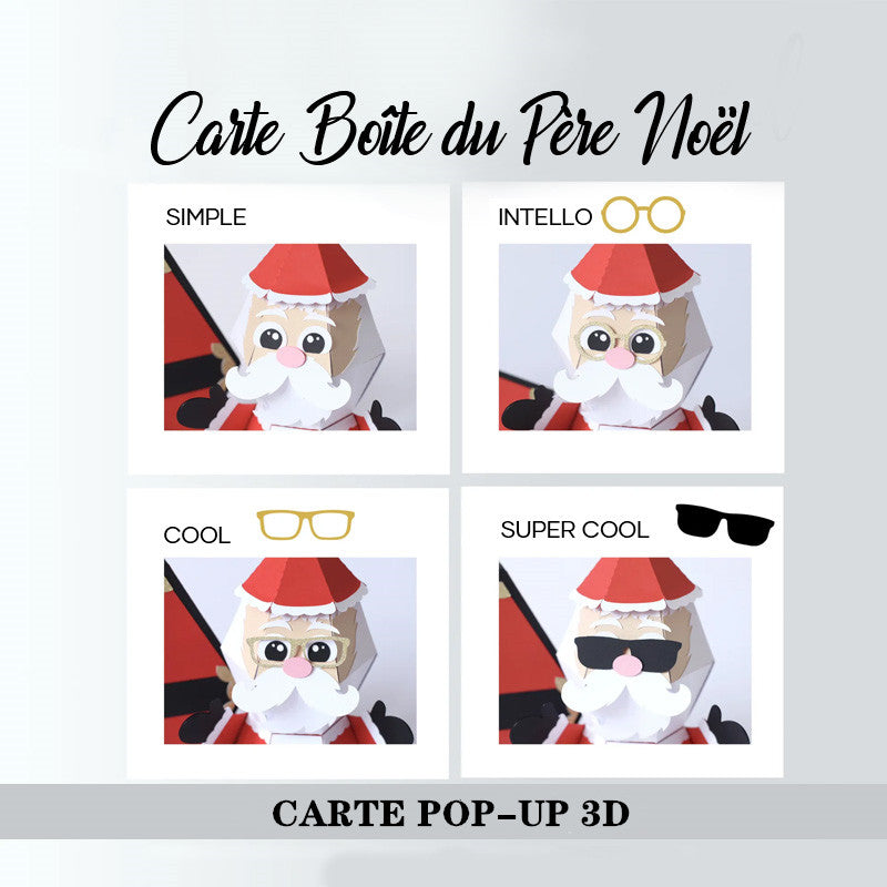 3D Pop-Up Card for the Santa Claus Prank | luvikno