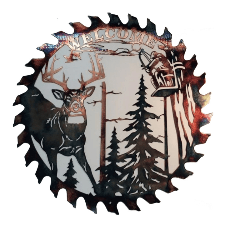 Metall veggkunst, laserkuttet | Luvikno