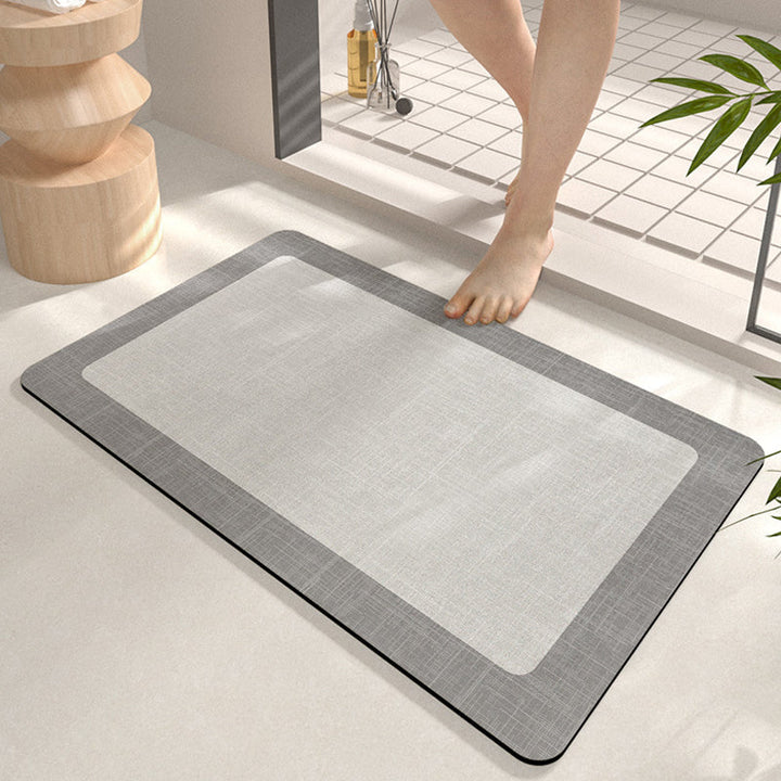 Non-Slip Minimalisme Baderomsgulvmatte - Super Absorberende, Lett å Rengjøre | Luvikno
