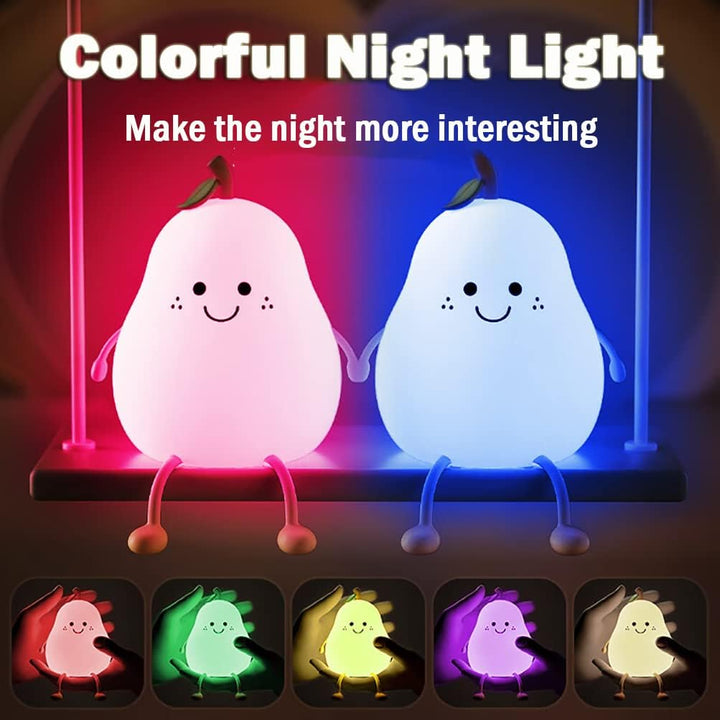 Luvikno | Chic PearGlow Nattlys med USB-lader og varmt hvitt lys