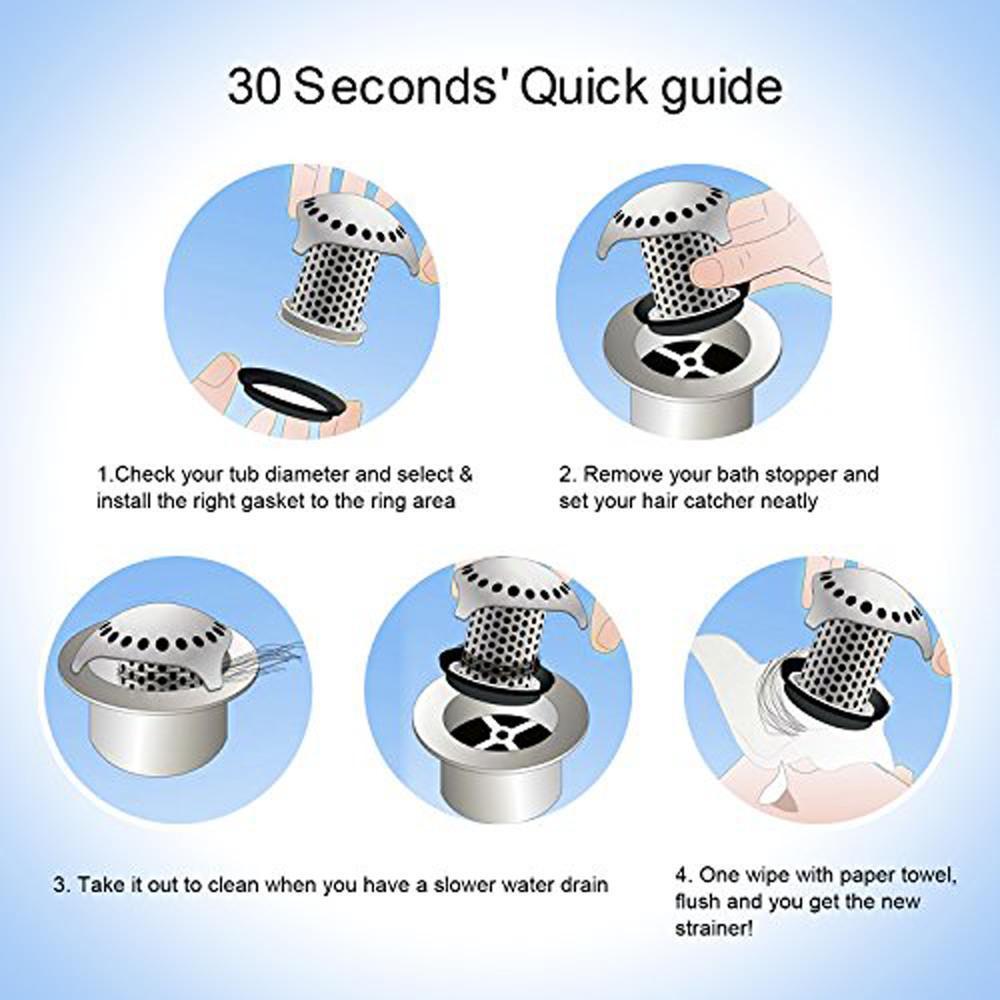 Drain Hair Catcher Protector Strainer | Luvikno