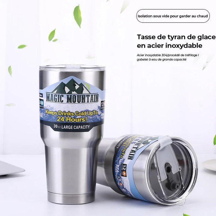Rustfritt stål 304 termokanne bilflaske | Luvikno