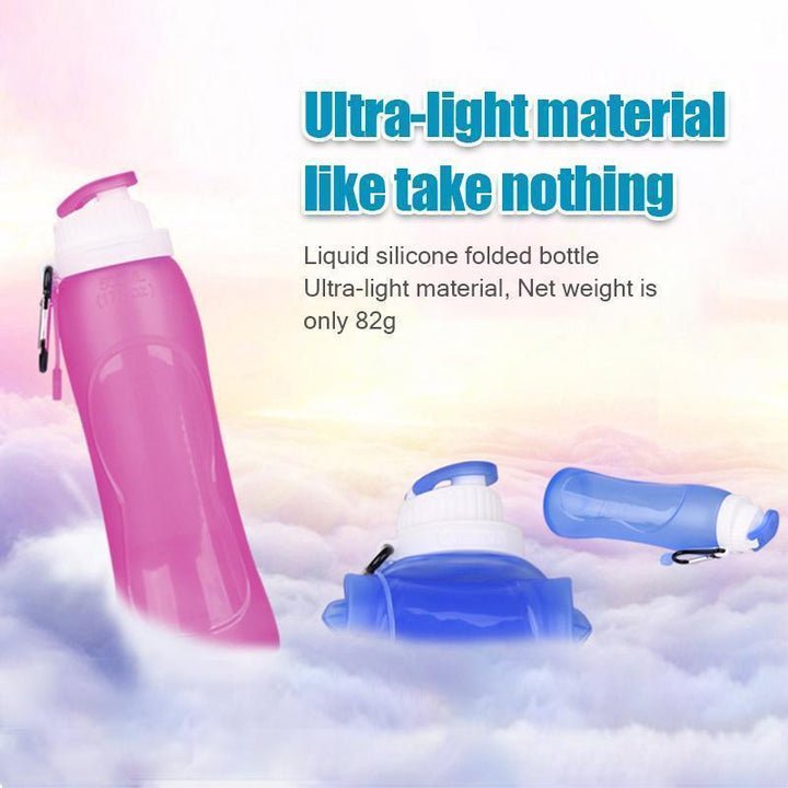 Foldbar silikon vannflaske | Luvikno