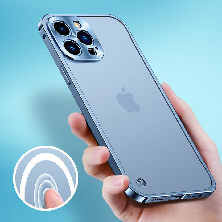 Magnetisk telefondeksel for iPhone med metallramme | luvikno