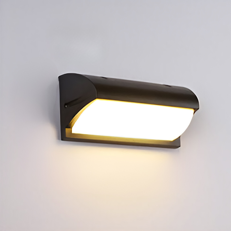 Vanntett utendørs LED-vegglampe med bevegelsessensor | Luvikno