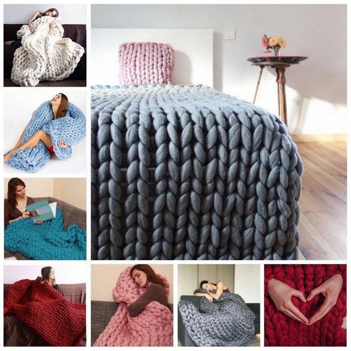 WinterVibe DIY Teppe - Unikt og Komfortabelt for Vinteren Luvikno