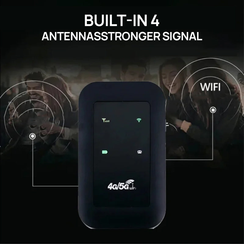 Trådløs bærbar WiFi | Luvikno