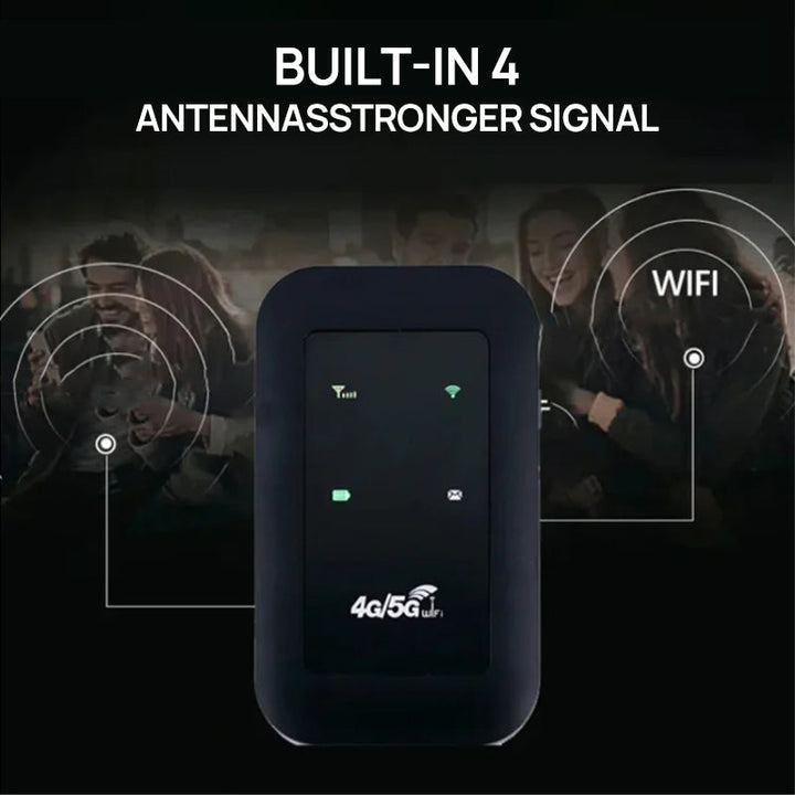 Trådløs bærbar WiFi | Luvikno
