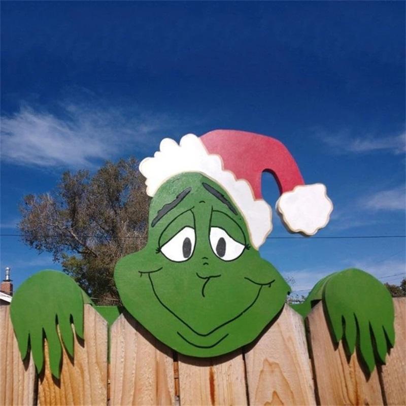 Jul Tematisert Gjerde Dekorasjon | Luvikno