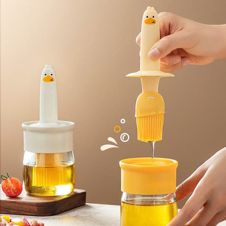 Oljedispenser med pensel for BBQ | Luvikno