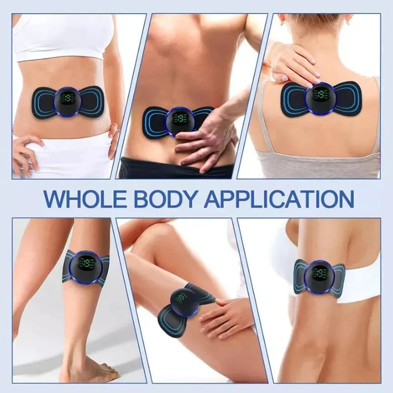 EMS Mini Body Massager Puls Nakke Smerte Lindring Luvikno