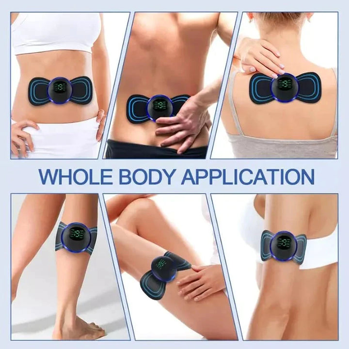 EMS Mini Body Massager Puls Nakke Smerte Lindring Luvikno