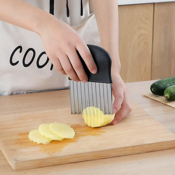 Rustfritt Stål Crinkle Chopper | Luvikno