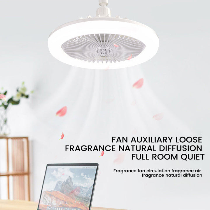 2-i-1 Aromaterapi LED Vifte Lampe | Luvikno