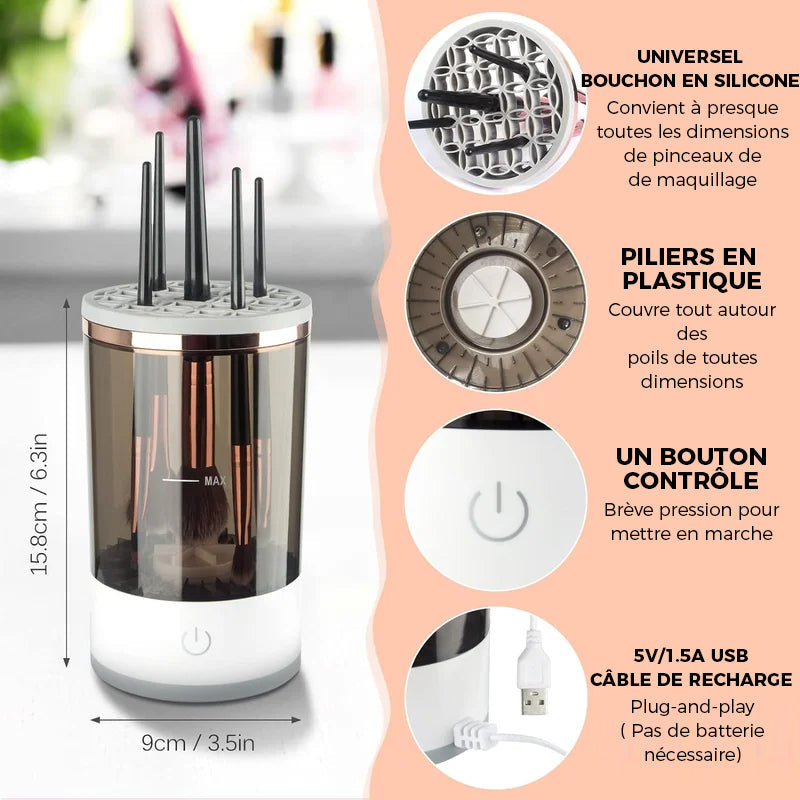 Electric Makeup Brush Cleaner | luvikno