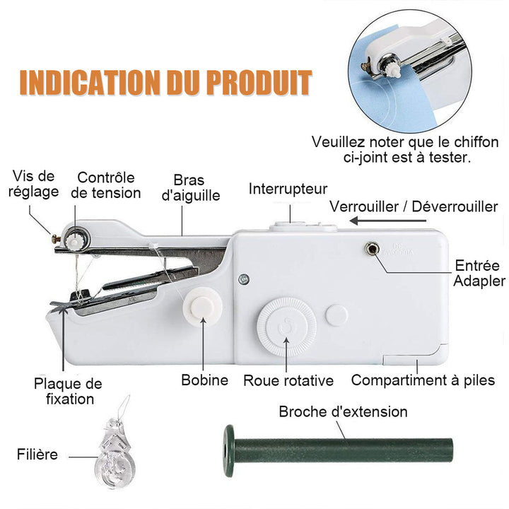 Ciaovie Mini bærbar symaskin | luvikno