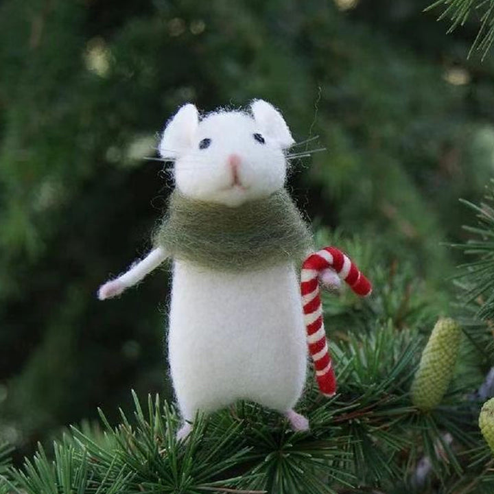 Felt Muse og Gresskar Ornament | Luvikno