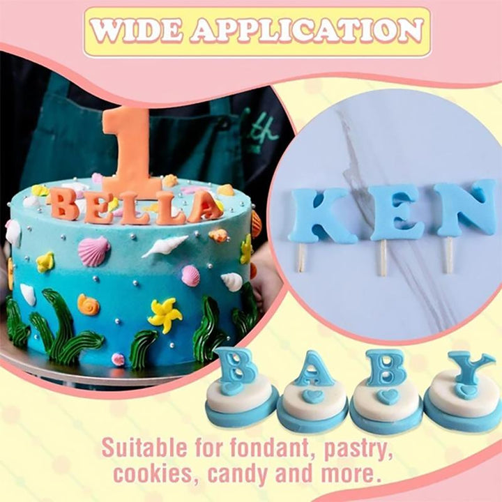 Alphabet Fondant Plunger Cutter | Luvikno