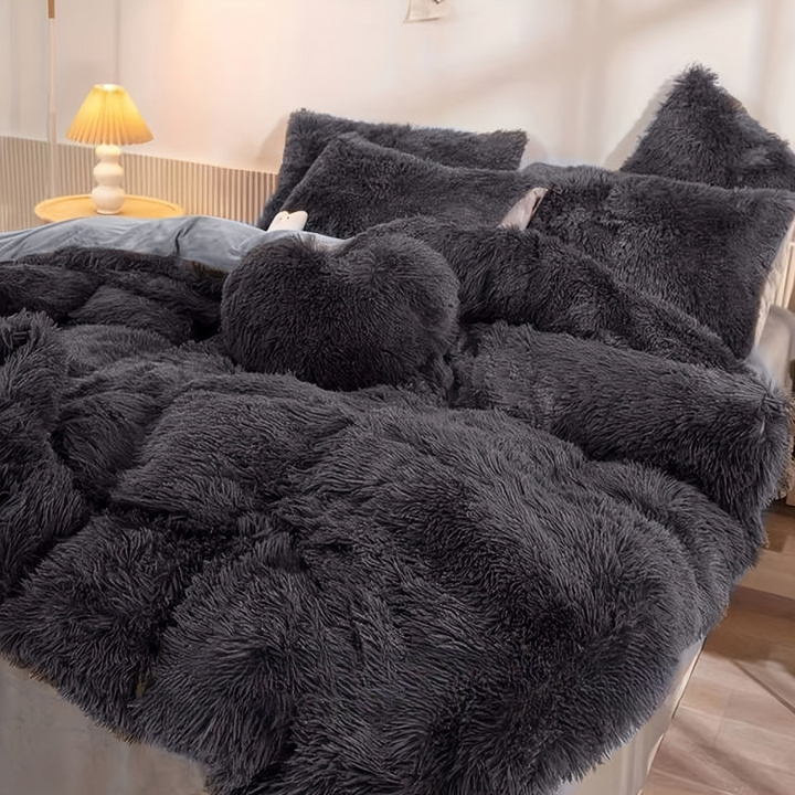 Luvikno | Luksuriøst Fløyels Duvet Dekkesett for Ultimat Komfort