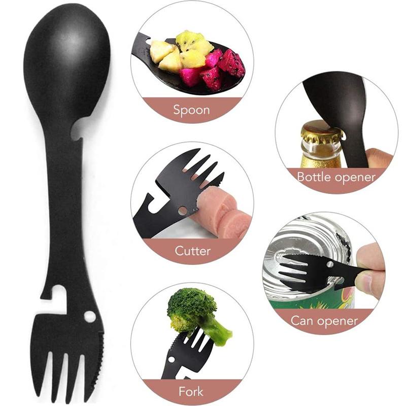 Trek Tool - 5 i 1 Taktisk Spork | Luvikno