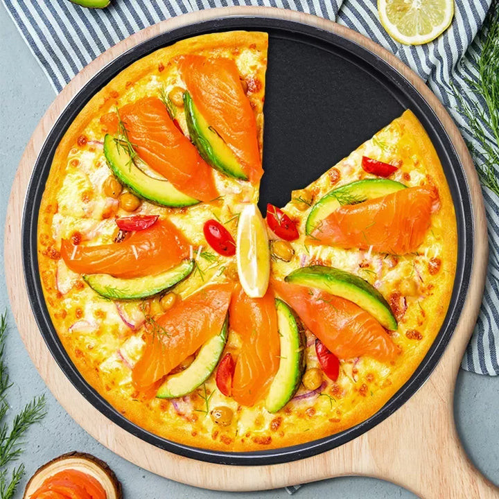 Sett av 3 Pizzapanner Non-Stick Luvikno