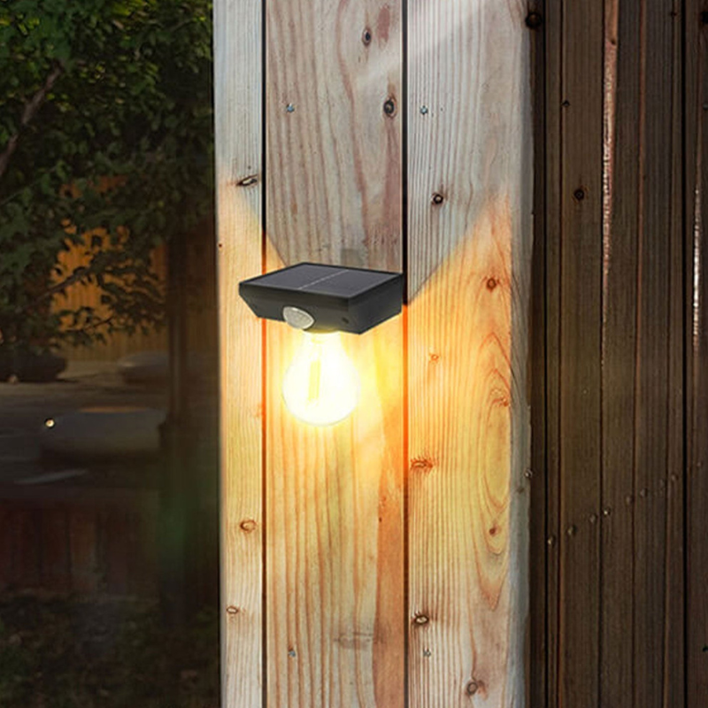 SolarGuard Vegglampe med bevegelsessensor Luvikno