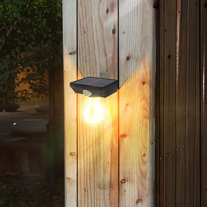 SolarGuard Vegglampe med bevegelsessensor Luvikno