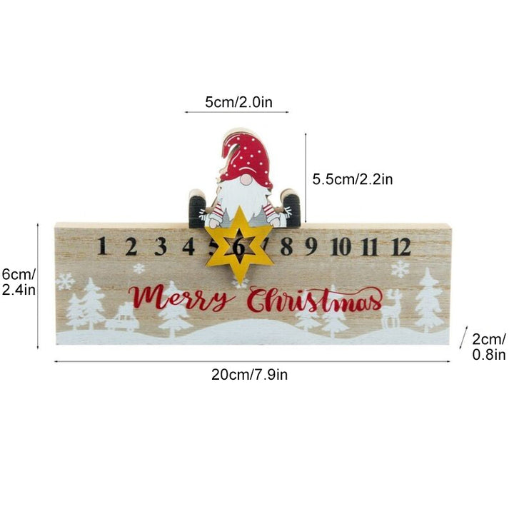 God jul Tre Mobil Santa Claus Kalender Ornament | Luvikno