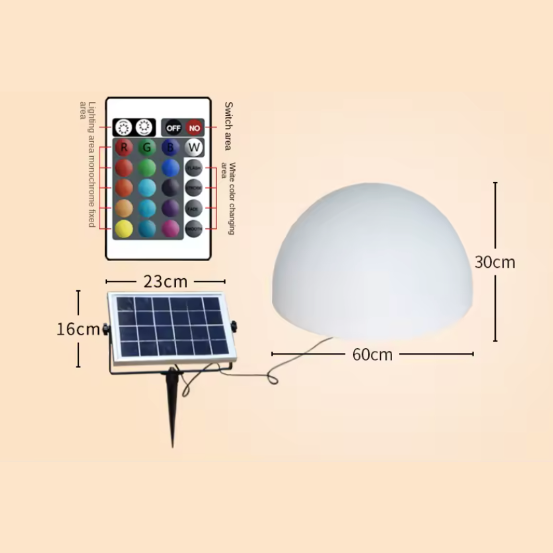 Solar Dome Light Luvikno