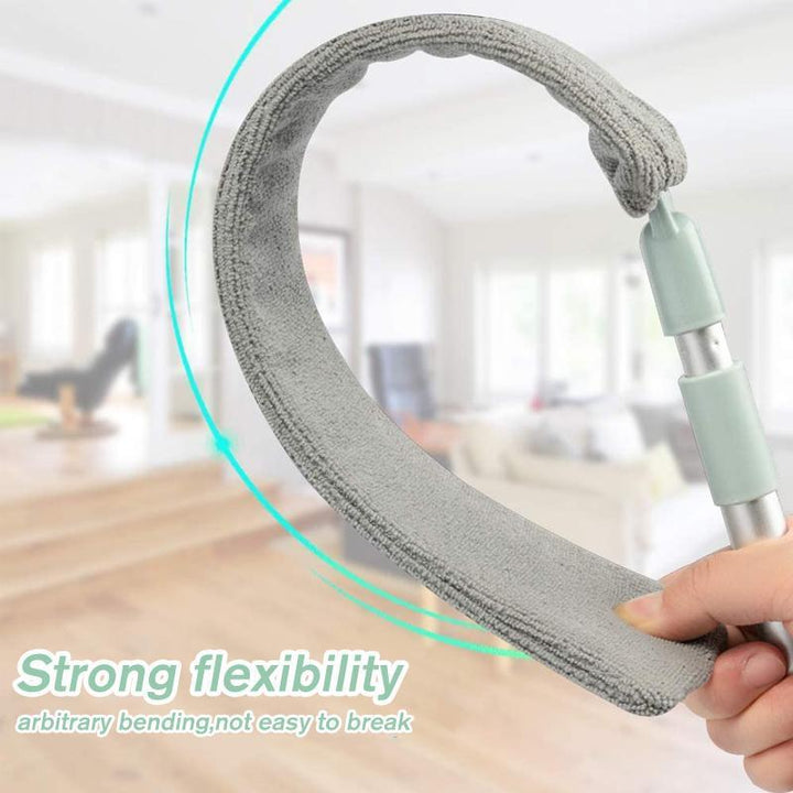 Multifunksjonell uttrekkbar mikrofiber støv børste sprekk mopp | Luvikno