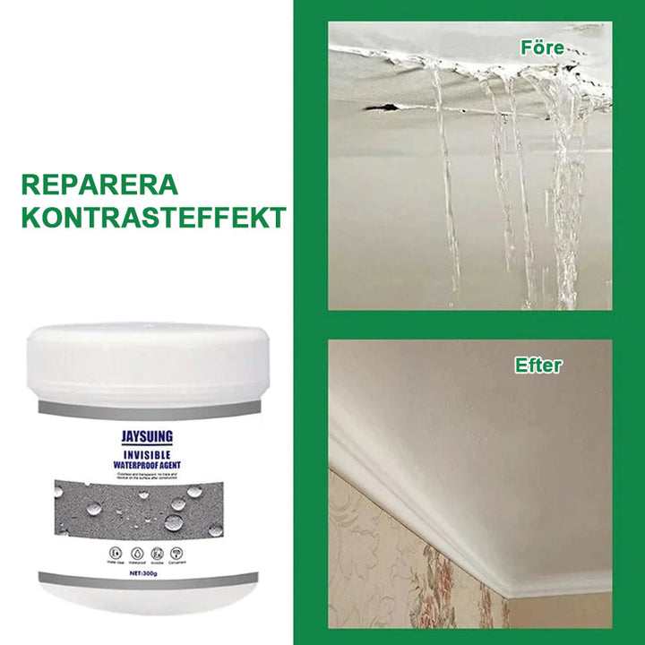 Gjennomsiktig vanntett belegg