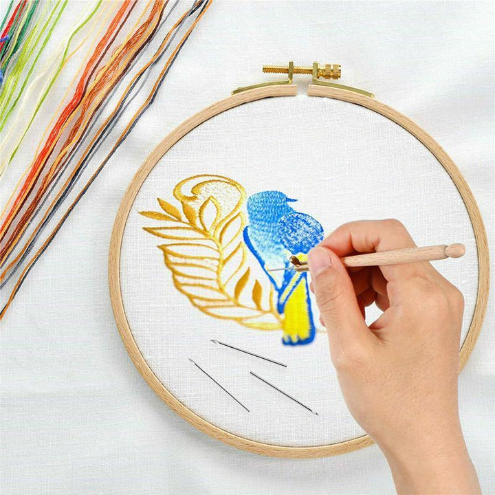 Fransk broderi hekle sett | Luvikno