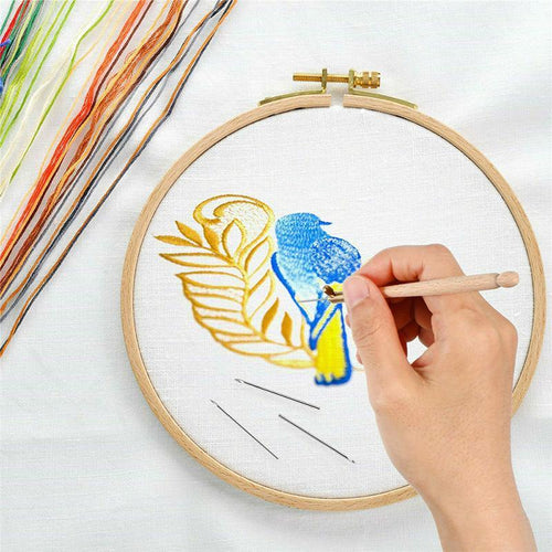 Fransk broderi hekle sett | Luvikno