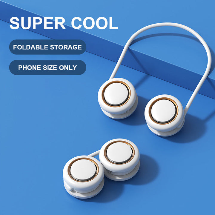 Sammenleggbart USB Mini Bærbar Nakkeventilator | Luvikno