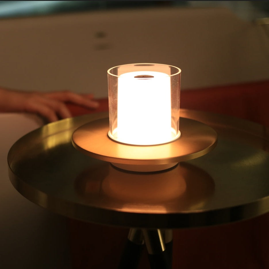 Glass Candle Table Lamp | Luvikno