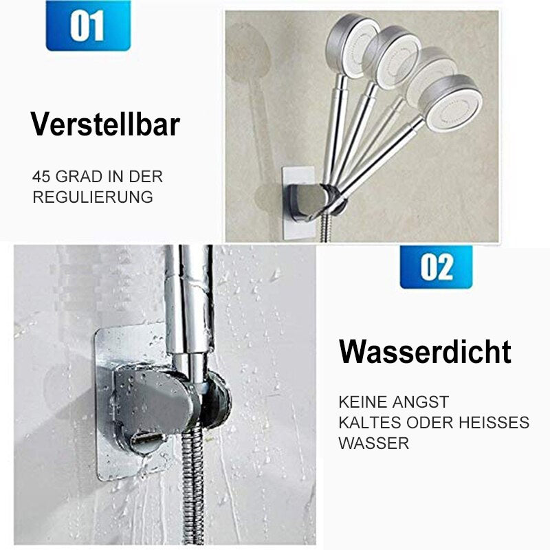 Selvheftende dusjhodeholder | Luvikno