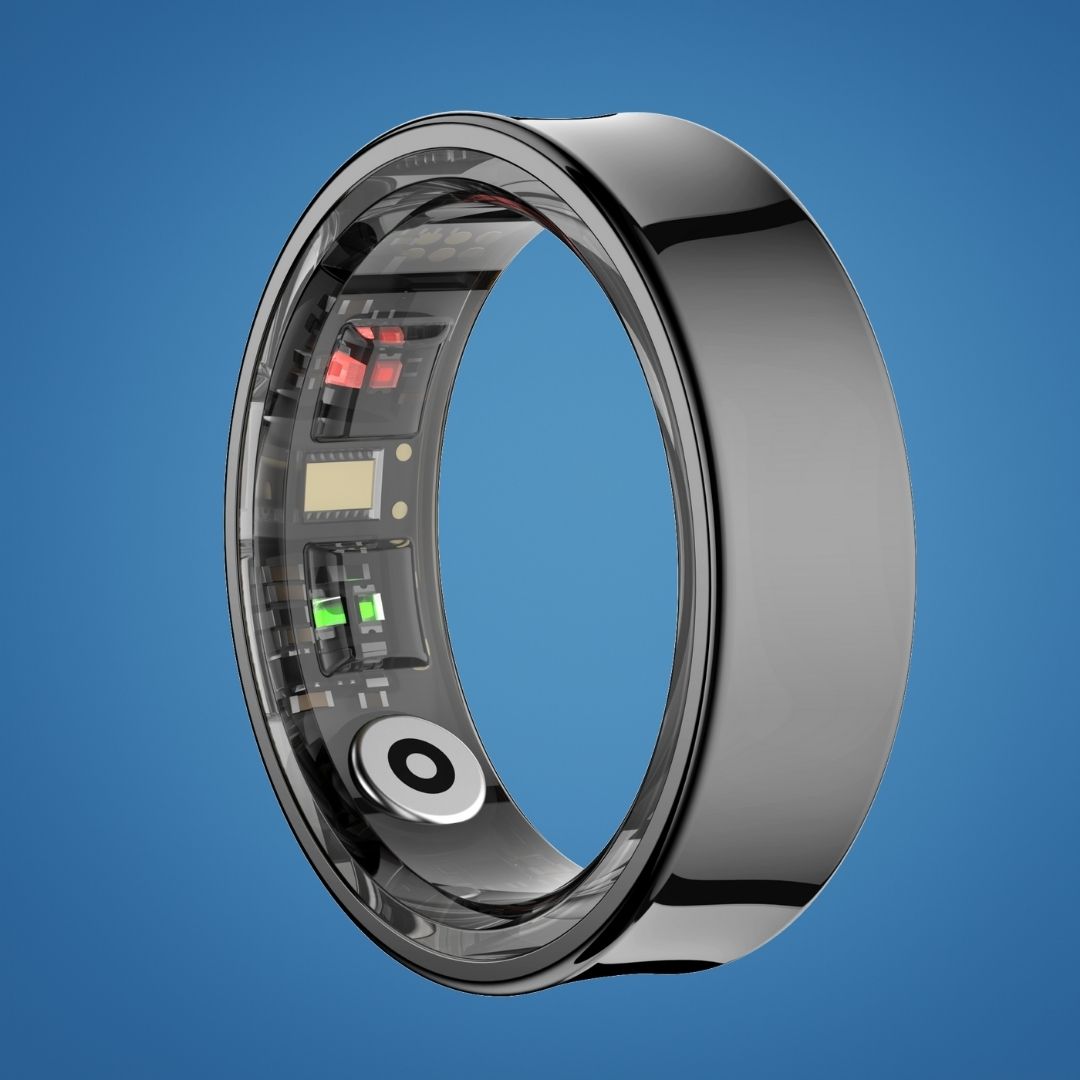 VitalBand Smart Ring – Søvn & Velvære Tracker – Vanntett – Ideell for Aktiv Livsstil Luvikno