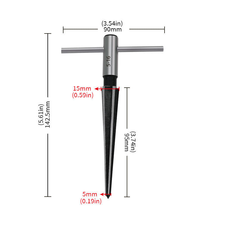 T-Griff konisk Reamer | Luvikno