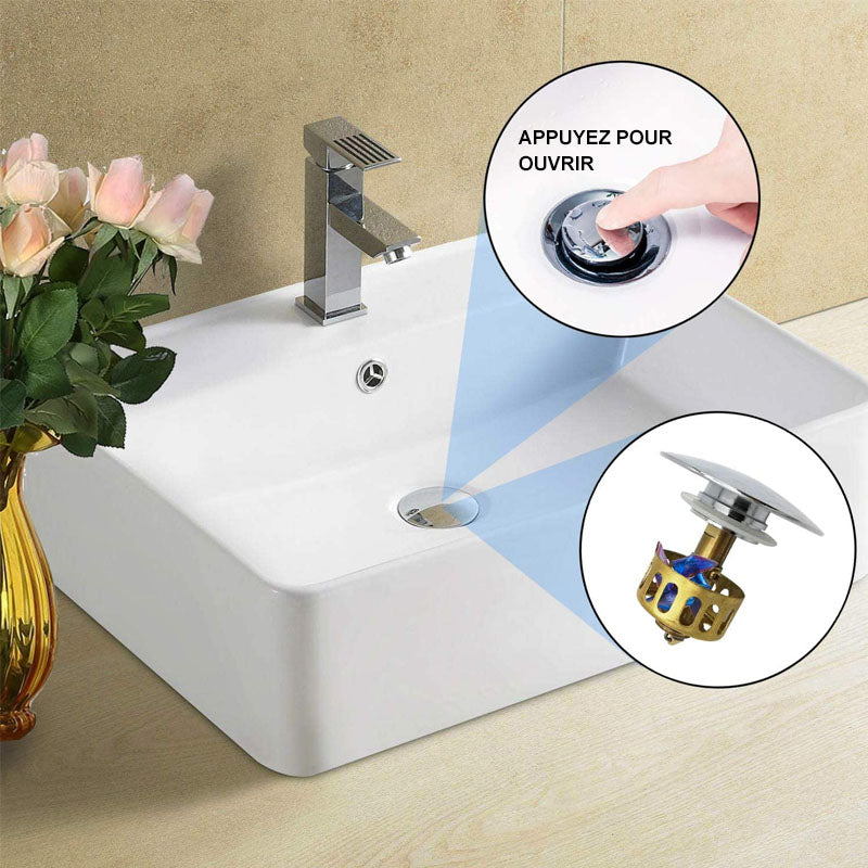 Universal Rebound Drain Filter for Sink | Luvikno