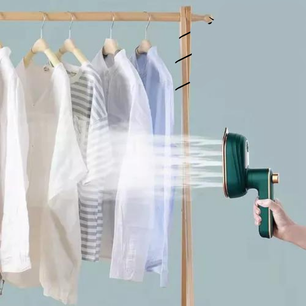 Luvikno | LuxeSteam Mini Steam Iron | Bærbar strykejern ideell for reise og rask fjerning av rynker