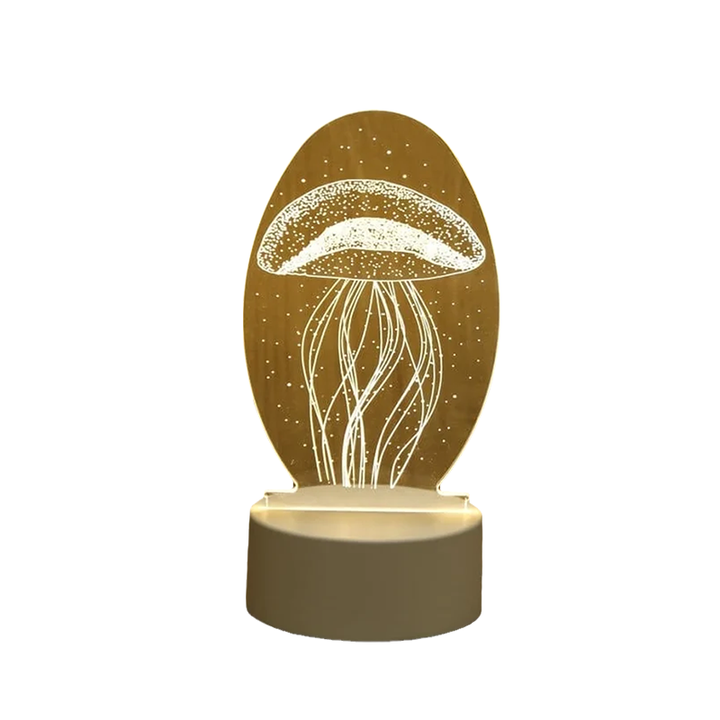 3D Nattlys Usb Luvikno
