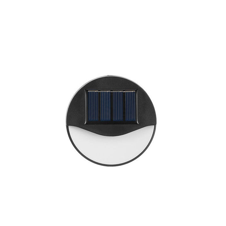 Utendørs solarmodul rund firkantet LED vanntett patio trappelys | Luvikno
