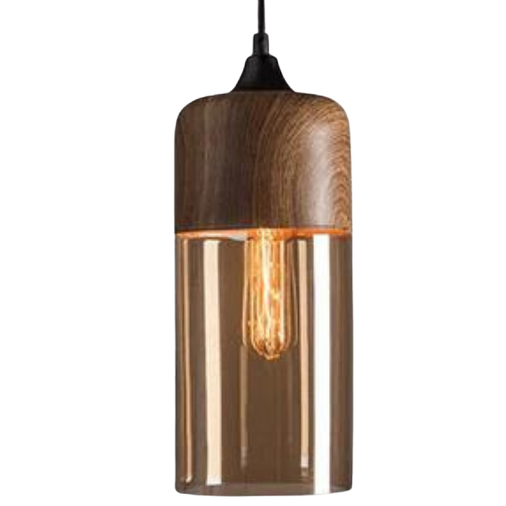 Stilig skandinavisk tre taklampe - NordLuna | Luvikno