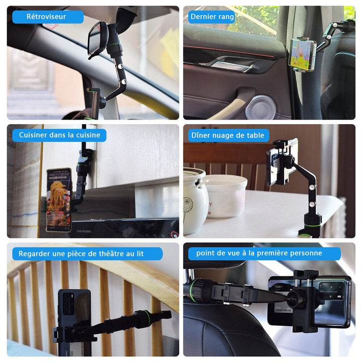Multifunksjonell telefonholder for speil | Luvikno