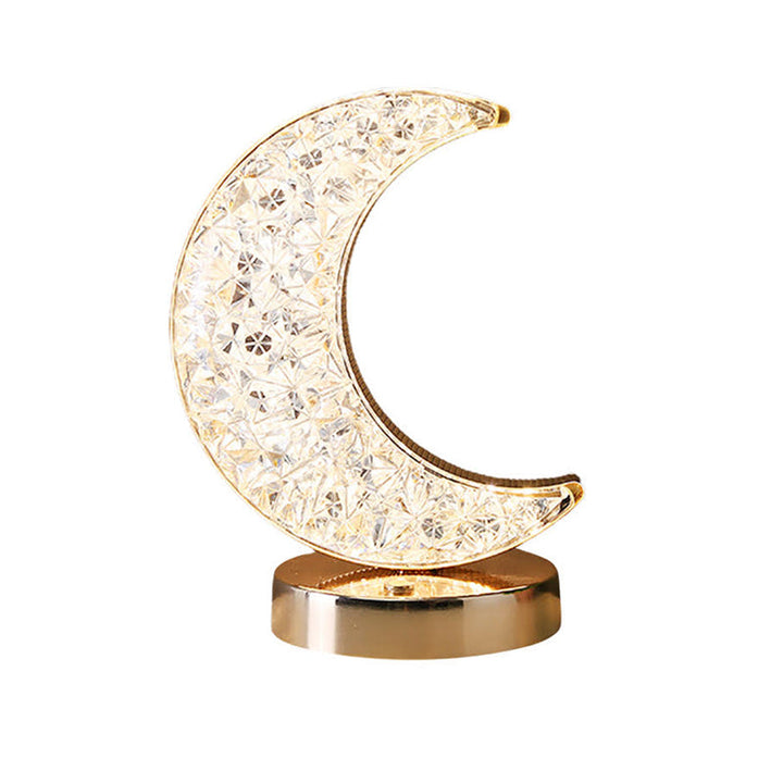 Star Moon Metal Table Lamp | Luvikno