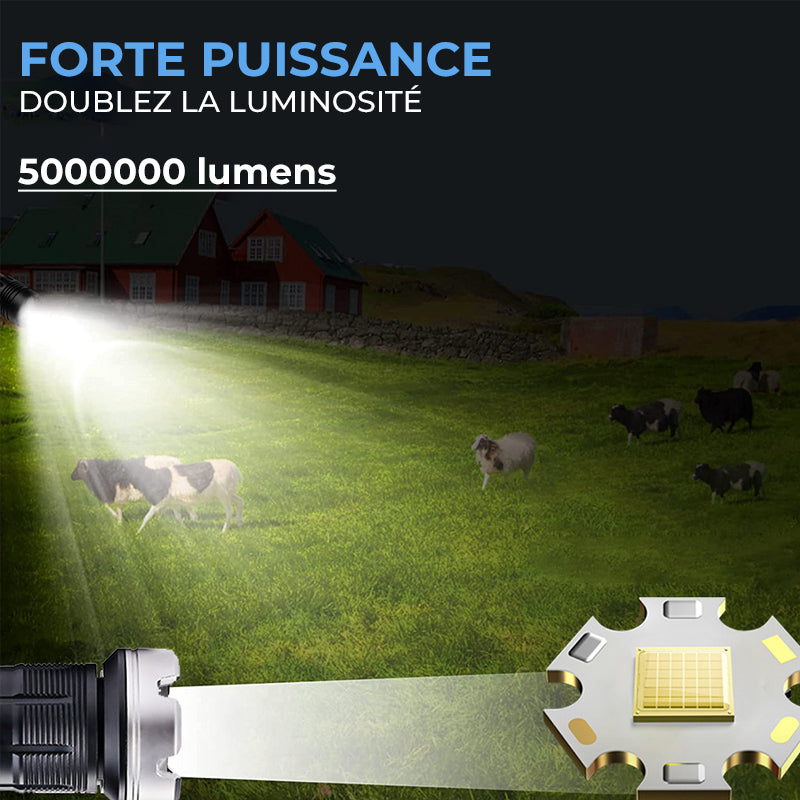Zoom lommelykt med LED | luvikno