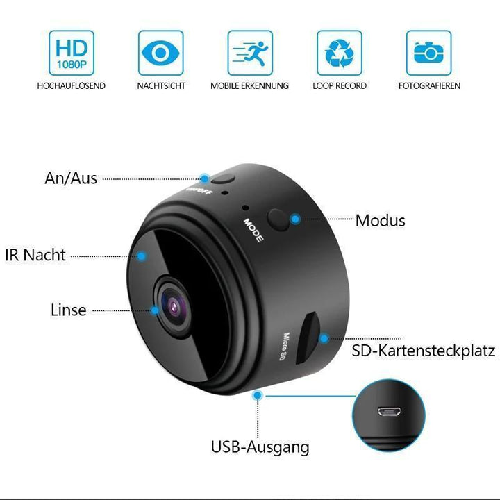 1080p magnetisk WiFi Mini Kamera | Luvikno