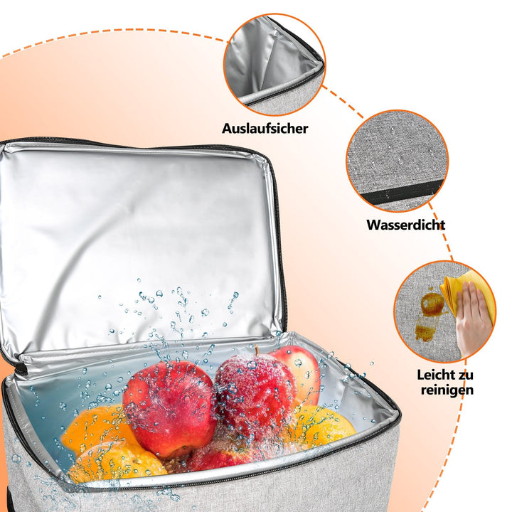 Kühl ryggsekk Thermo ryggsekk 35L med piknikmatte | Luvikno