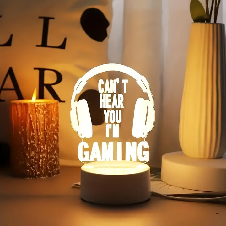GameLamp - Kompakt LED Bordbelysning med USB Luvikno