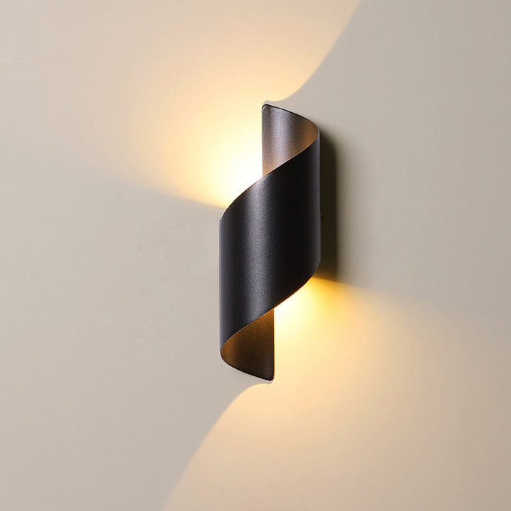 LED Vegglampe med minimalistisk aluminiumsdesign Luvikno